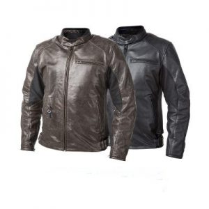 HELITE ROADSTER Mens Leather Airbag Jacket